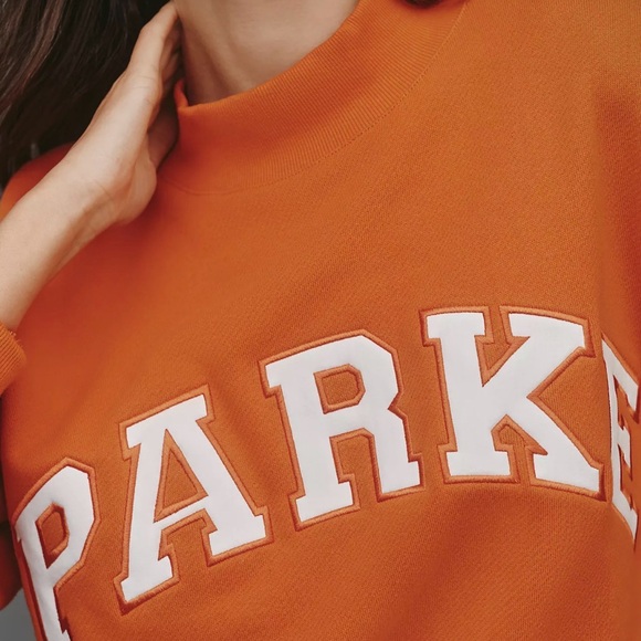 Parke Back to School Varsity Mockneck Amber | Size L/XL - Picture 4 of 7